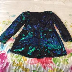 Sequin romper
